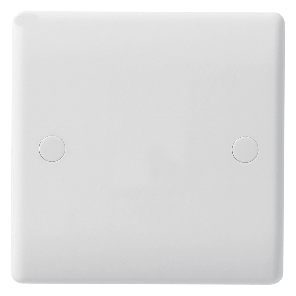 Image for BG Electrical 858 25A Flex Out Plate Bottom Entry White
