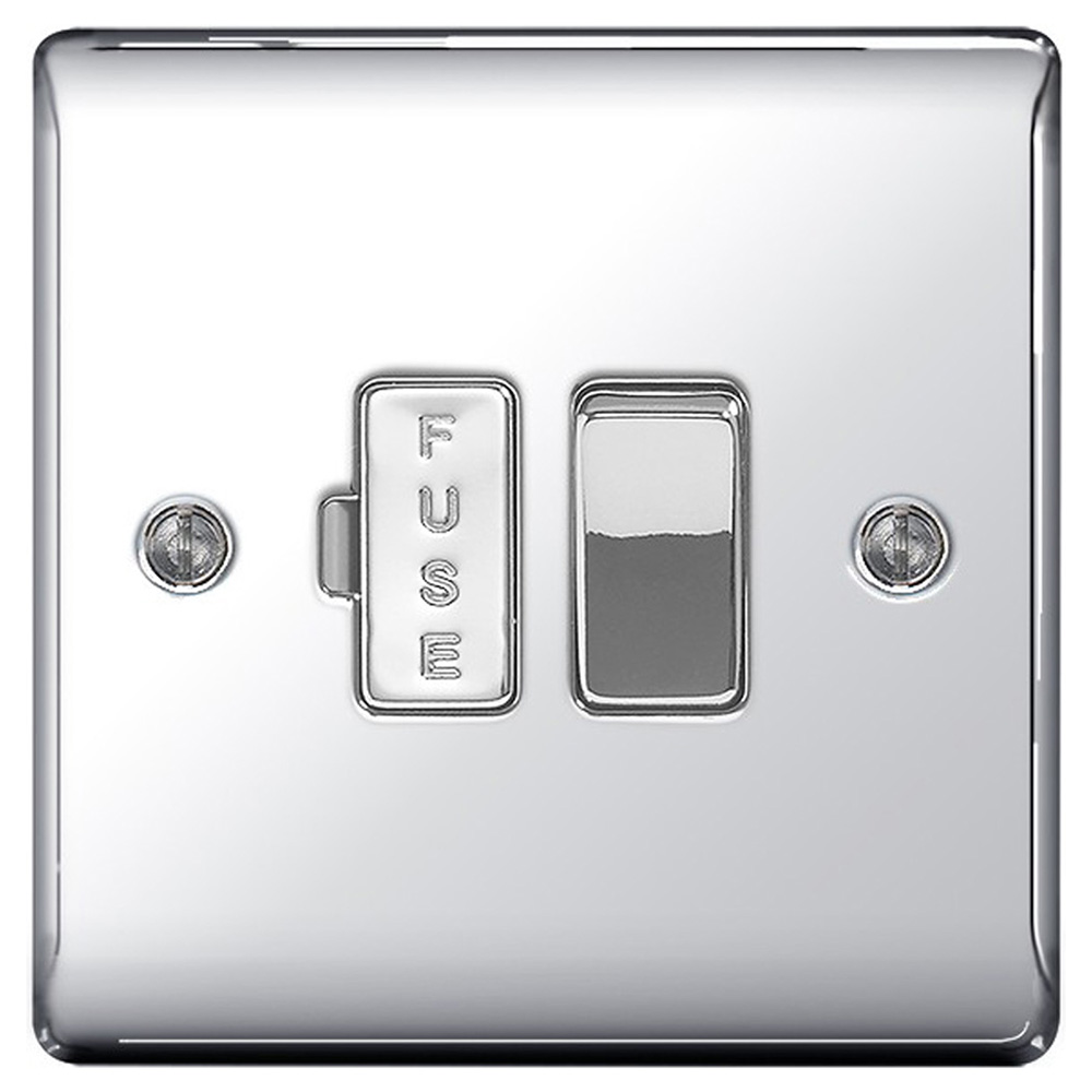 Image for BG Nexus Metal 13A Switched Fused Spur Polished Chrome