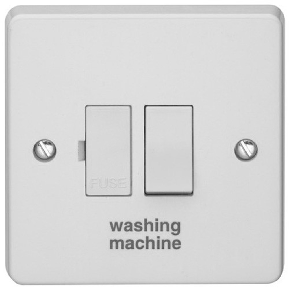 Image for Crabtree Capital 4827/WM Switched Spur 13A DP Washing Machine White