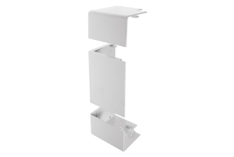 Image for Marshall Tufflex External Bend Sterling Profile 3 Trunking #