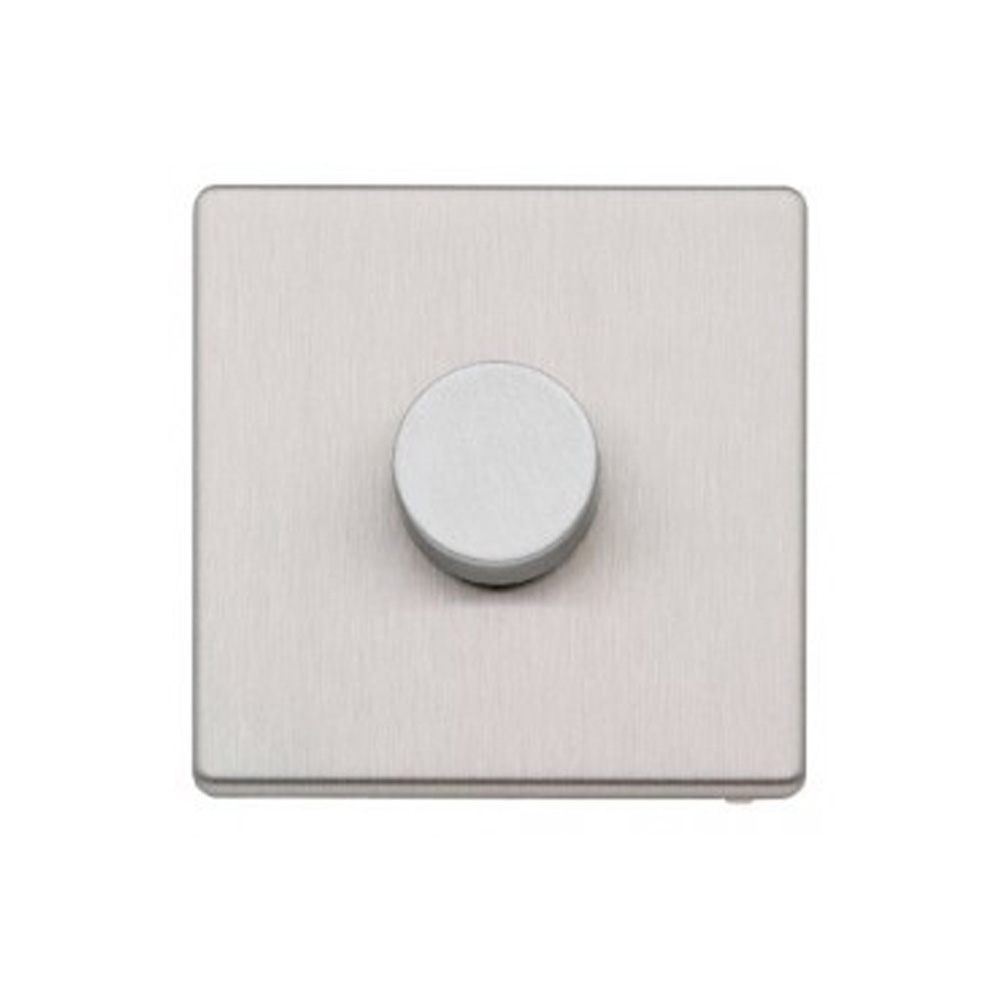 Image for MK Aspect K24301BSS Single Dimmer 2 Way 60-500W Brushed Stainless Steel