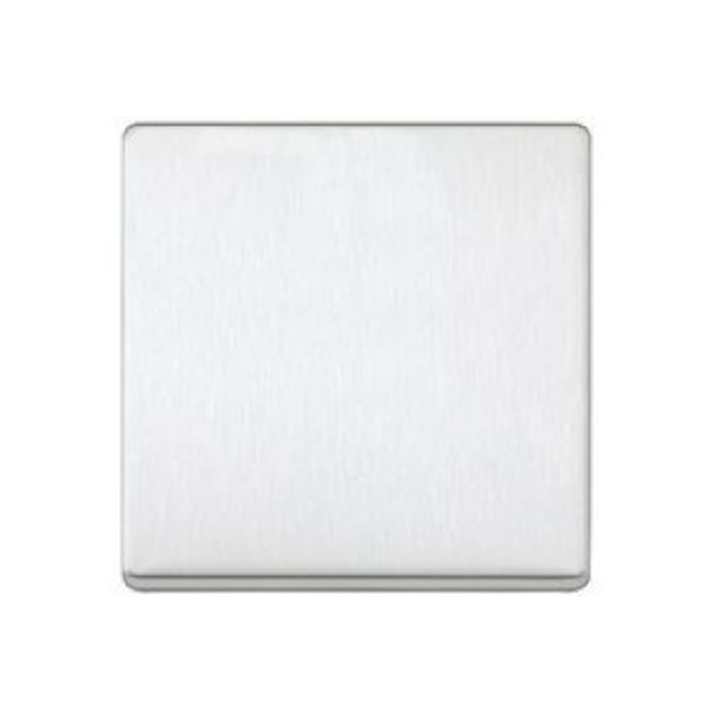 Image for MK Aspect K24330BSS 1 Gang Blank Plate Brushed Stainless Steel