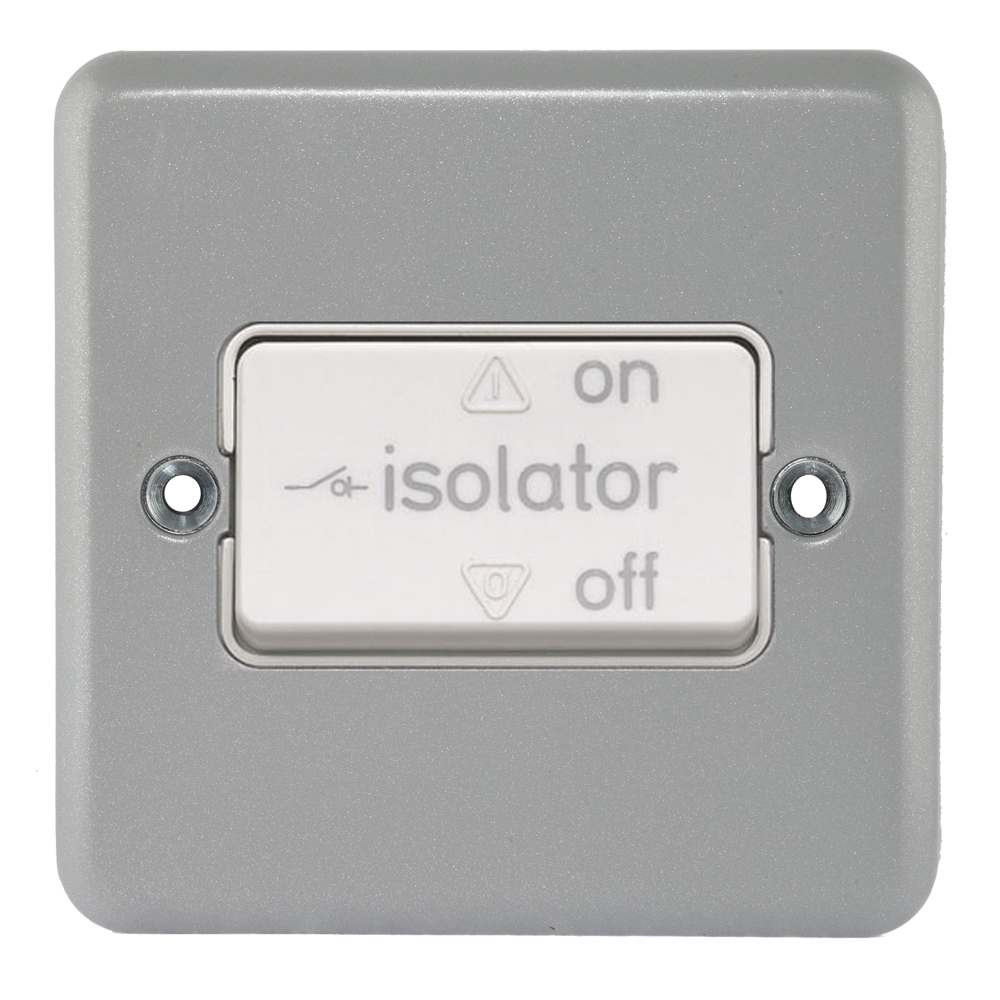 Image for MK Metalclad K2859ALM 10A TP Fan Isolator Switch Grey