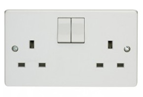Crabtree  &  Evelyn Crabtree Capital Range Switch Socket Spur Isolator Pullcord White Coax Pattress 