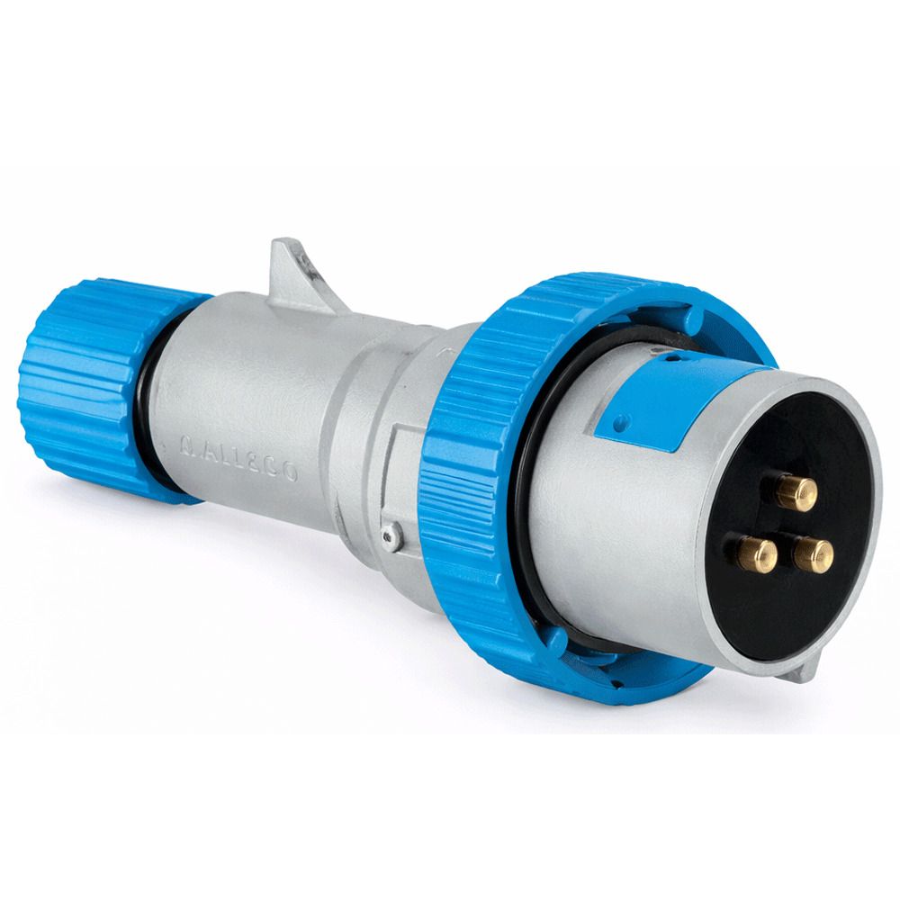 Image for Lewden Multimax 16A 3 Pin 240V Plug Blue IP67