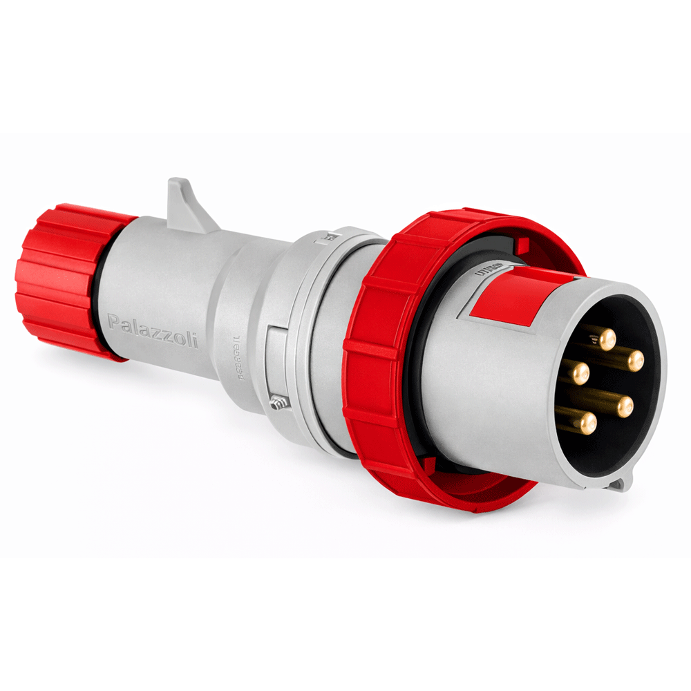 Image for Lewden Multimax 16A 5 Pin 415V Plug Red IP67