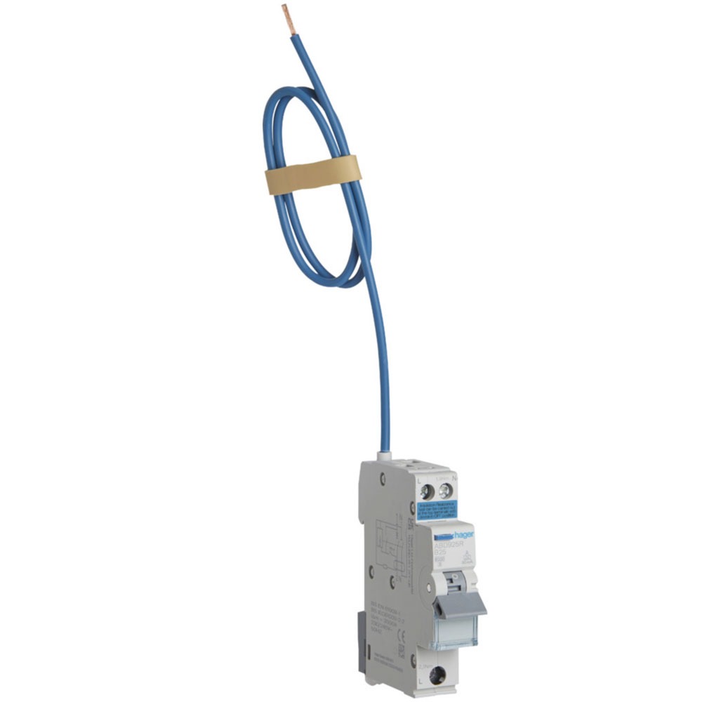 Image for Hager RCBO 32A Type A Single Pole 6kA Bi-Directional ADB932R