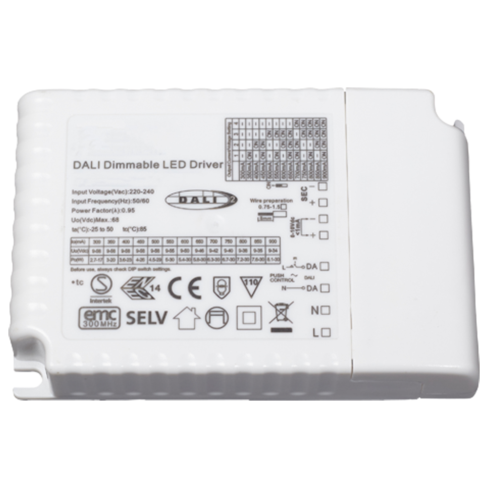 Image for Ansell Multi-Current Dimmable LED Driver DALI ADDIM/30/MC