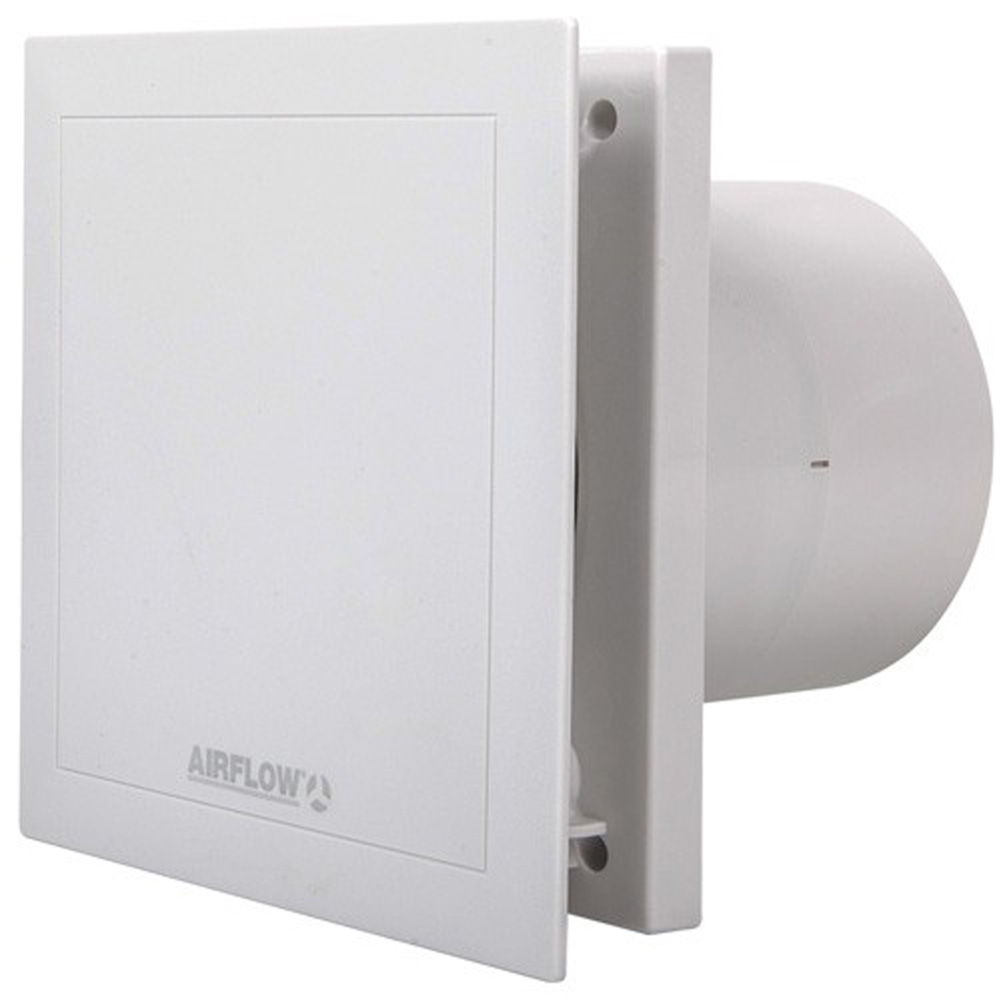 Image for Airflow QuietAir QT100HT Silent Bathroom Fan Humidistat and Timer