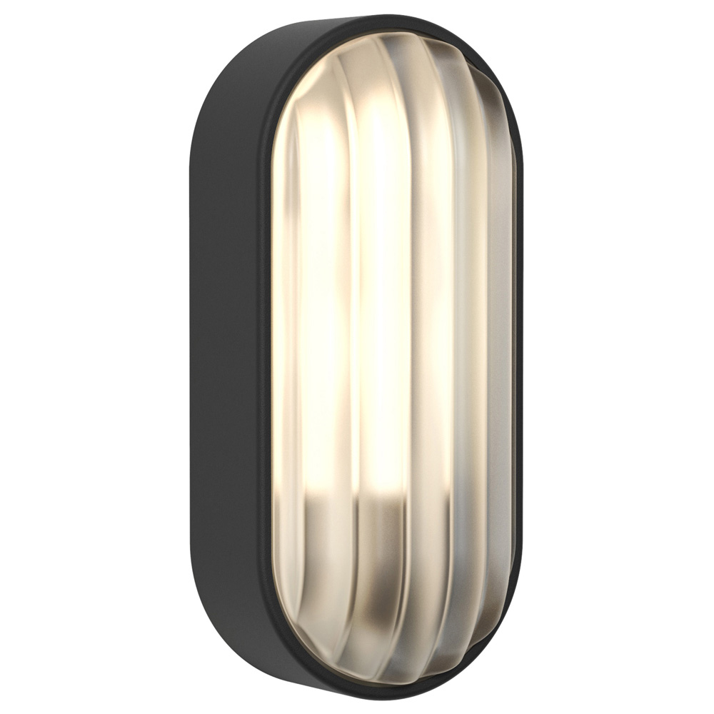 Image for Astro Montreal Oval Wall Light Textured Black