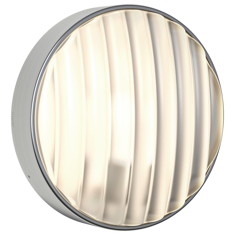 Image for Astro Montreal Round 300 Wall Light Brushed Stainless Steel