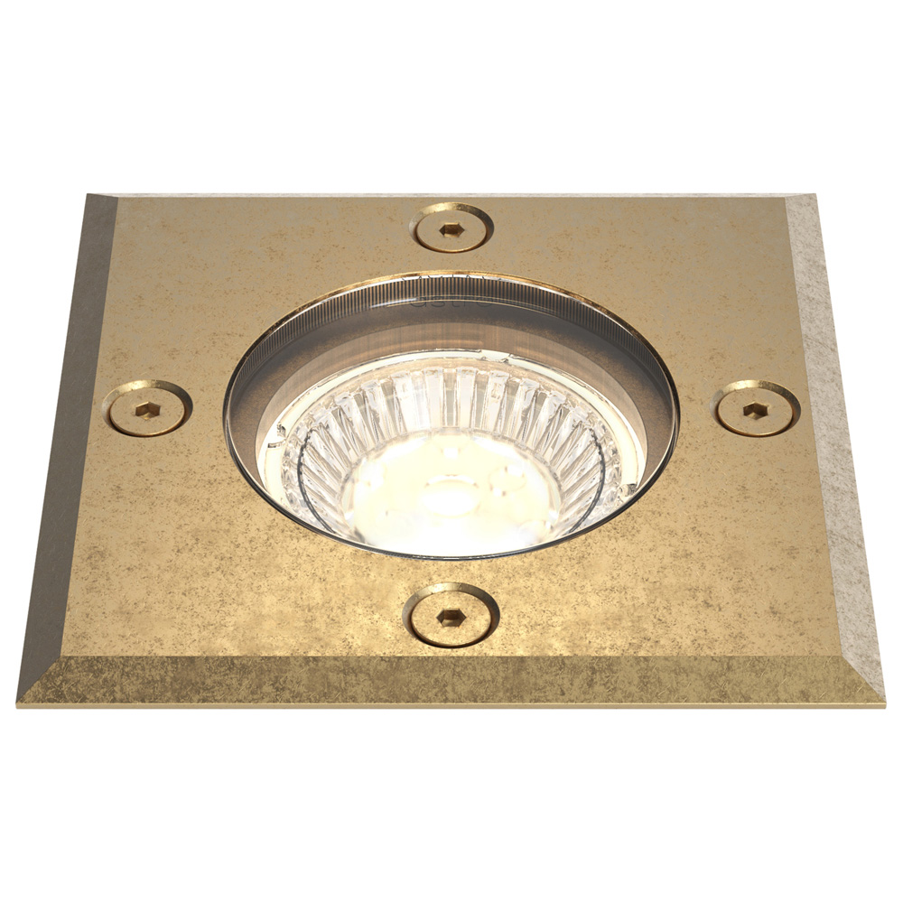 Image for Astro Gramos Square Ground Light Solid Brass