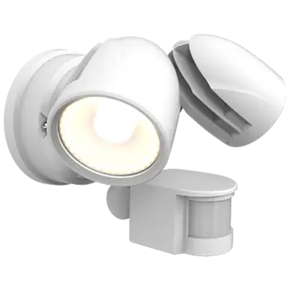 Image for Ansell Zeker Twin Security Light PIR CCT 25W AZEKER/WH/PIR