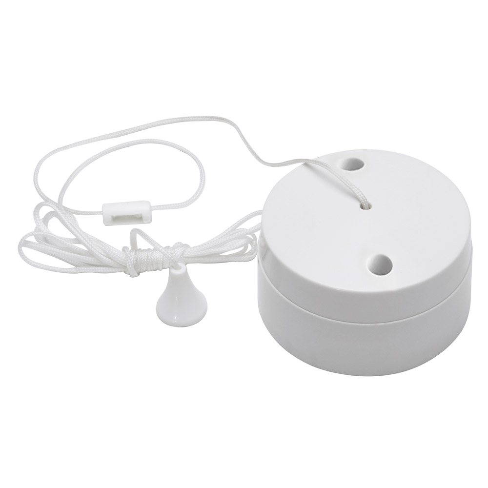 Image for BG Electrical 802 Ceiling Pull Cord Switch 6A 2 Way White