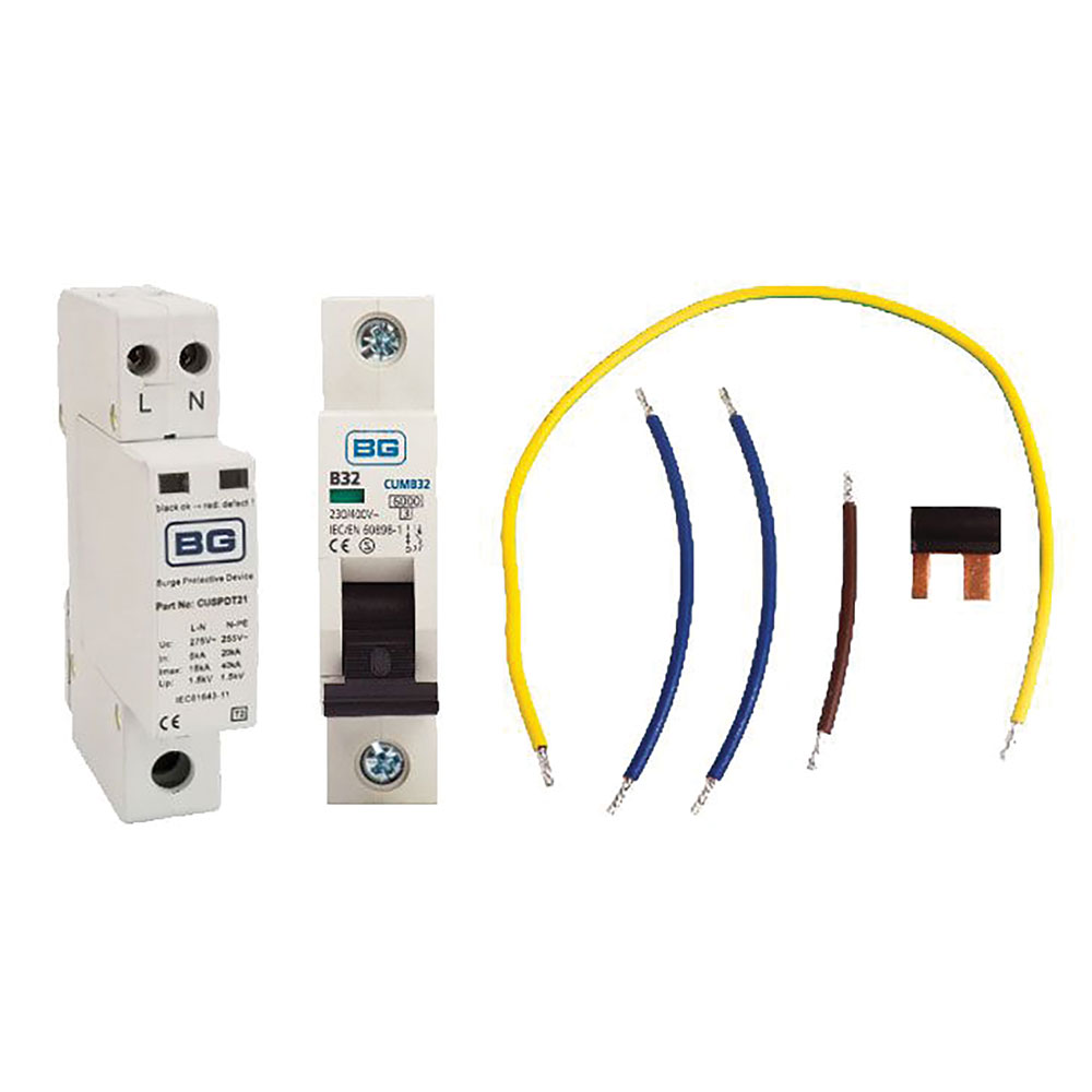 Image for BG Electrical CUA08 Type 2 Surge Protection Kit IP20