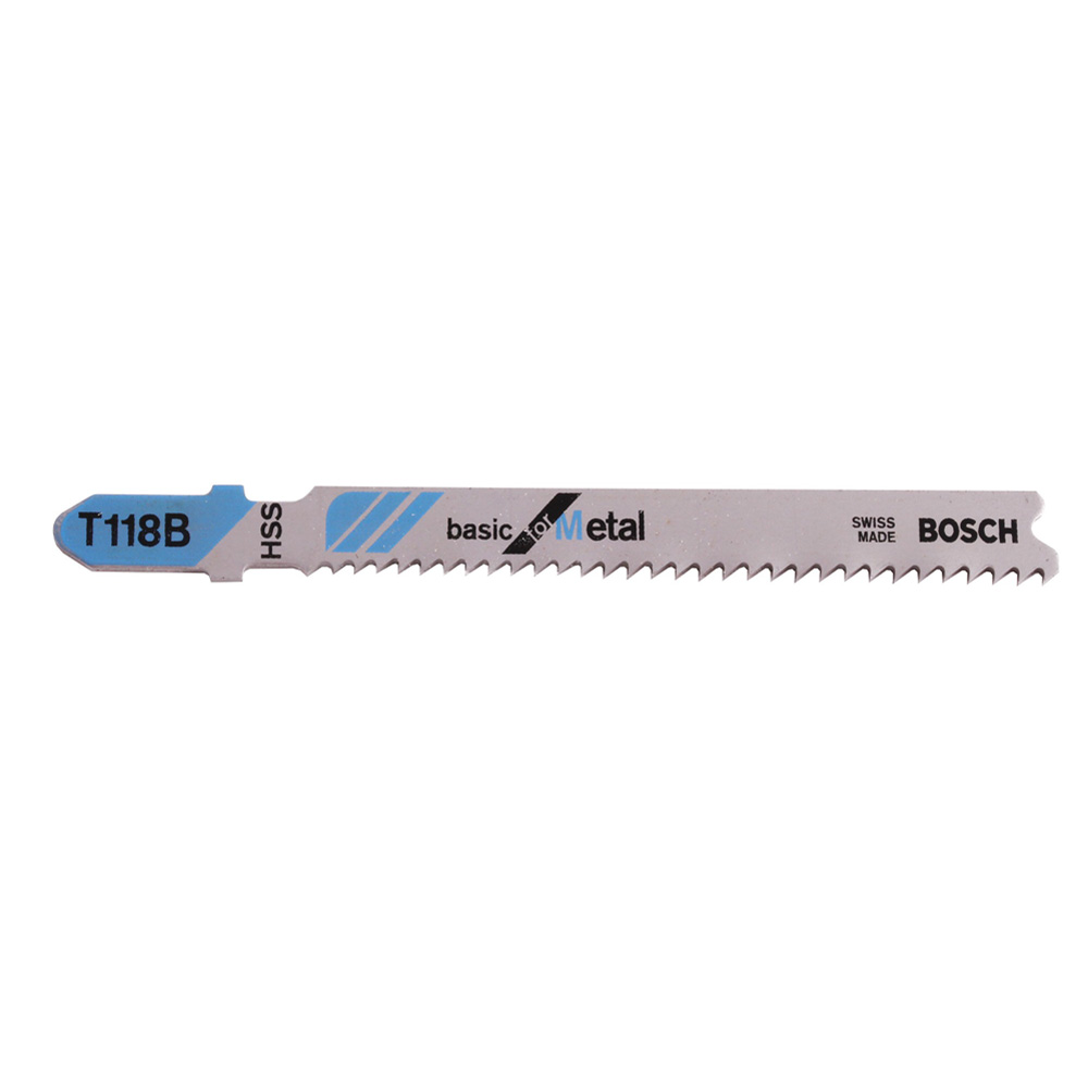 Image for Bosch T118B Spare Jigsaw Blades 75X6mm Medium Pack of 5