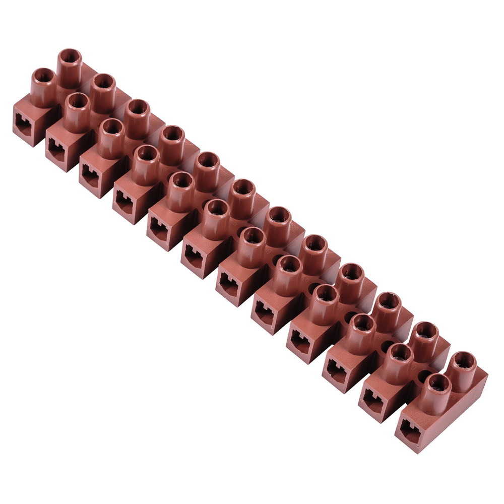 Image for Cable Connector Strip 15A Bakelite Heat Resistant