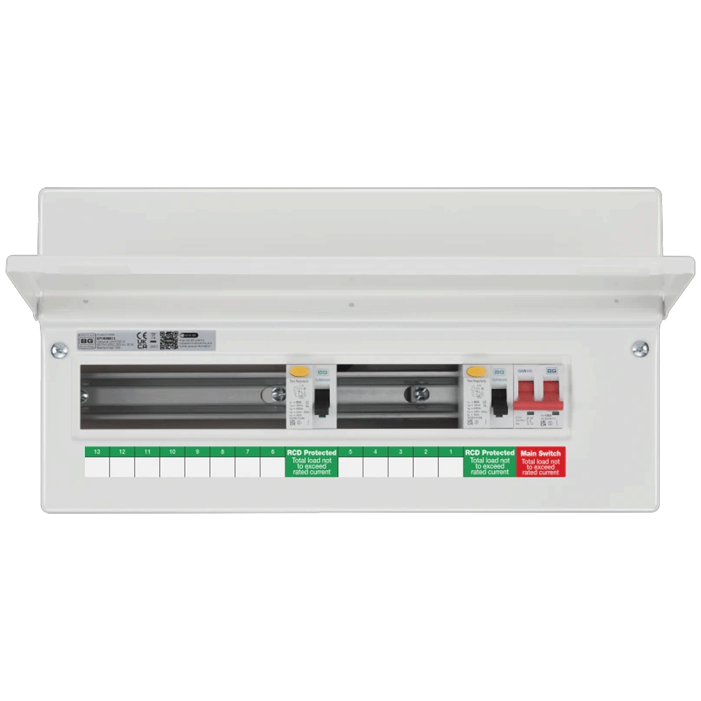 Image for BG 13 Way RCBO Consumer Unit with Main Switch CF19D8813