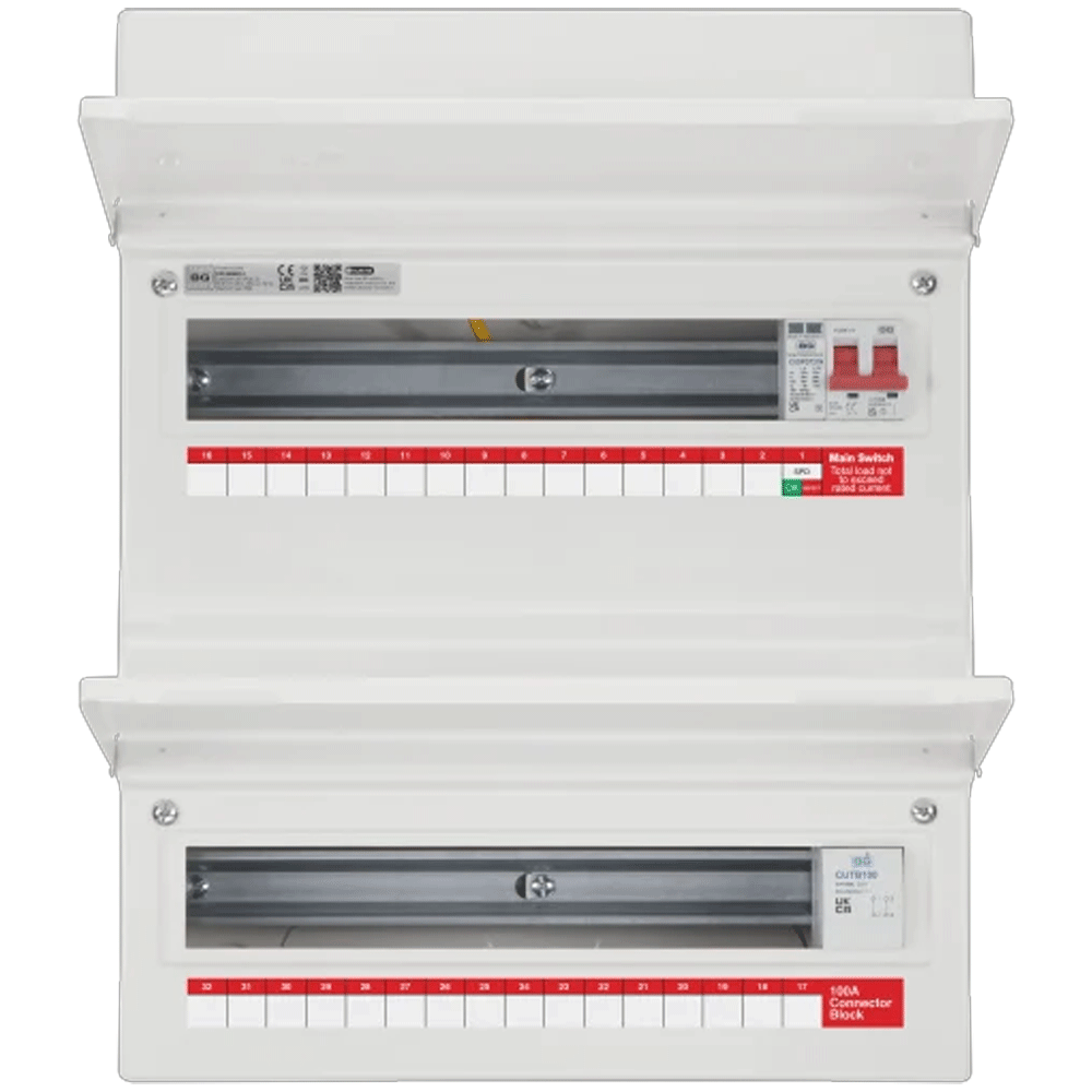 Image for BG 31 Way RCBO Consumer Unit with SPD and Main Switch CF236MS31