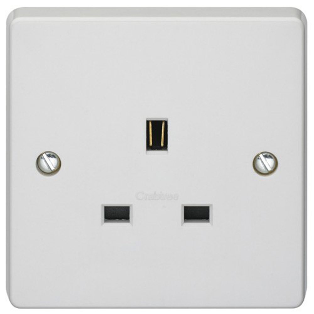 Image for Crabtree Capital 7255 Unswitched Socket 1x 13A White