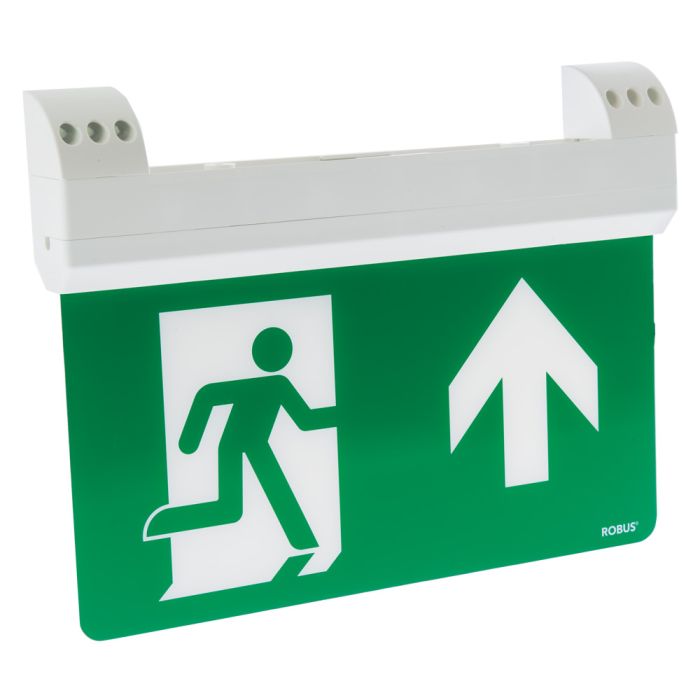 Robus LED 1.5W LED Emergency Blade Exit Sign IP20 Maintained main product photo