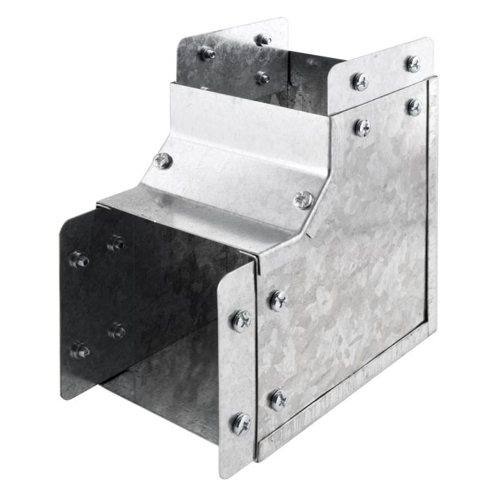 Trench 100x100mm Internal Bend 90 Degree for Metal Cable Trunking main product photo