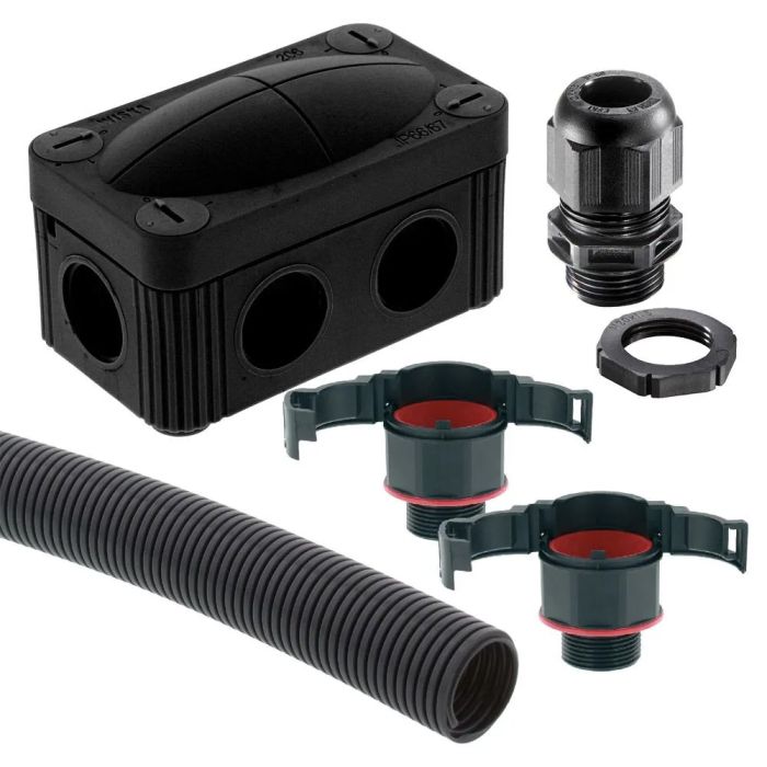 Wiska BCKIT1 Combi Brace Kit with 1M Conduit IP67 main product photo