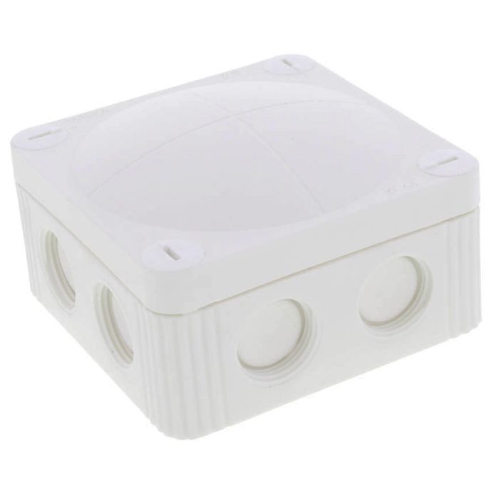Wiska 308 85x85mm Weatherproof Junction Box White main product photo