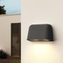 Astro Mast Twin Outdoor Wall Light Concrete Charcoal