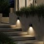 Astro Mast Twin Outdoor Wall Light Concrete Charcoal