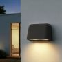 Astro Mast Twin Outdoor Wall Light Concrete Charcoal