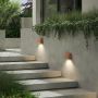 Astro Mast Twin Outdoor Wall Light Concrete Terracotta