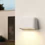 Astro Mast Twin Outdoor Wall Light Concrete White