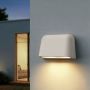 Astro Mast Twin Outdoor Wall Light Concrete White