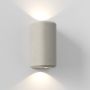 Astro Brixham Wall Light Twin Concrete Grey IP44