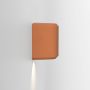 Astro Brixham Wall Light Concrete Terracotta IP44
