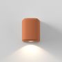 Astro Brixham Wall Light Concrete Terracotta IP44