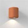 Astro Brixham Wall Light Concrete Terracotta IP44