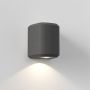Astro Brixham Wall Light Concrete Charcoal IP44