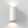 Astro Brixham Wall Light Twin Concrete White IP44