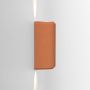 Astro Brixham Wall Light Twin Concrete Terracotta IP44