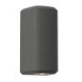 Astro Brixham Wall Light Twin Concrete Charcoal IP44