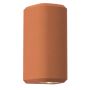 Astro Brixham Wall Light Twin Concrete Terracotta IP44