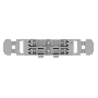 Wago 221-2502 Mounting Carrier 2-Way Screw Mount x5