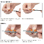 Wago 221-2502 Mounting Carrier 2-Way Screw Mount x5