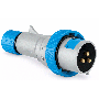Lewden Multimax 32A 3 Pin 240V Plug Blue IP67