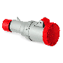 Lewden Multimax 16A 5 Pin 415V Connector Red IP67