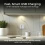 BG Electrical Switched Socket USB A and C 1 Gang