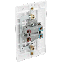BG Electrical 873 45A DP Cooker Switch 2 Gang White