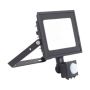 Ansell Eden 20W LED Floodlight PIR 4000K Black